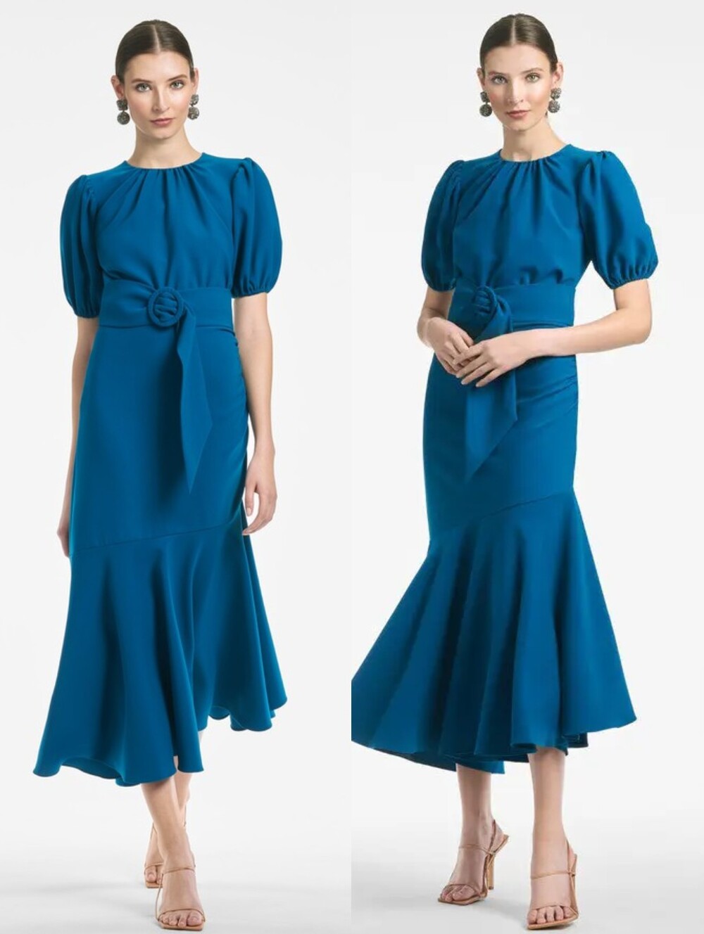 EUC Sachin & Babi Camila Midi Dress in Moroccan Blue
